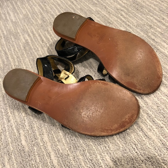 Coach Leather Gladiator Sandals - Picture 4 of 4